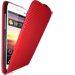 CARBROUGECINKKING - Etui Carbone rouge à rabat Wiko Cink King