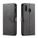 LCIMEEKE-A20NOIR - Etui Galaxy A20/A30 LC-IMEEKE haut de gamme noir logements carte fonction stand