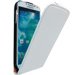 LUXYS4-BLANC - Etui Slim Luxy en cuir véritable blanc Samsung Galaxy S4 i9500