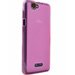 MINIGELBIROSERAINBOW - Coque Souple Housse minigel rose mat Wiko Rainbow avec contour brillant glossy