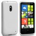 MINIGELBLANCLUM620 - Coque Housse minigel blanche glossy Lumia 620 Nokia