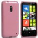 MINIGELROSELUM620 - Coque Housse minigel rose glossy Lumia 620 Nokia