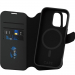 PANZER-CAREIP16PLUS - Etui PanzerGlass 2 en 1 pour iPhone 16 Plus noir avec rabat latéral et coque détachable MagSafe
