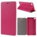 PIPILUASCENDP8FUSHIA - Etui Folio Pipilu pour Huawei Ascend-P8 coloris fushia rabat articulé fonction stand