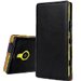 SLIMLUMIA1520NOIR - Etui Slim à rabat pour Nokia Lumia 1520 matière noir lisse aspect mat