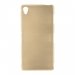 SOFTYMETALXPZ3GOLD - Housse gel effet métallisé pour Sony Xperia Z3 coloris Gold aspect métal