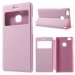 SVIEWP9LITEROSE - Etui Folio latéral S-View rose pour Huawei P9 Lite avec fenêtre