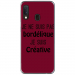TPU0A40BORDELIQUEBORDEA - Coque souple pour Samsung Galaxy A40 avec impression Motifs Je ne suis pas bordélique bordeau
