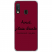 TPU0A40CHIANTEBORDEAU - Coque souple pour Samsung Galaxy A40 avec impression Motifs Avant, j'étais chiante bordeau