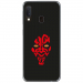 TPU0A40DARKROUGE - Coque souple pour Samsung Galaxy A40 avec impression Motifs Dark rouge