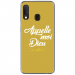 TPU0A40DIEUOR - Coque souple pour Samsung Galaxy A40 avec impression Motifs Appelle moi Dieu or