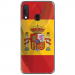 TPU0A40DRAPESPAGNE - Coque souple pour Samsung Galaxy A40 avec impression Motifs drapeau de l'Espagne