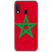 TPU0A40DRAPMAROC - Coque souple pour Samsung Galaxy A40 avec impression Motifs drapeau du Maroc