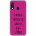 TPU0A40GENIALEFUSHIA - Coque souple pour Samsung Galaxy A40 avec impression Motifs Chiante mais Géniale fushia