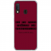 TPU0A40PERFECTIONBORDEA - Coque souple pour Samsung Galaxy A40 avec impression Motifs frôler la perfection bordeau