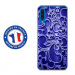 TPU0A50ARABESQUEBLEU - Coque souple pour Samsung Galaxy A50 avec impression Motifs arabesque bleu