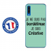 TPU0A50BORDELIQUETURQUO - Coque souple pour Samsung Galaxy A50 avec impression Motifs Je ne suis pas bordélique turquoise