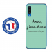 TPU0A50CHIANTETURQUOISE - Coque souple pour Samsung Galaxy A50 avec impression Motifs Avant, j'étais chiante turquoise