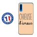 TPU0A50CHIEUSEBEIGE - Coque souple pour Samsung Galaxy A50 avec impression Motifs Chieuse d'Amour beige