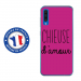 TPU0A50CHIEUSEFUSHIA - Coque souple pour Samsung Galaxy A50 avec impression Motifs Chieuse d'Amour fushia