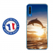 TPU0A50DAUPHIN - Coque souple pour Samsung Galaxy A50 avec impression Motifs dauphin