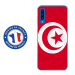 TPU0A50DRAPTUNISIE - Coque souple pour Samsung Galaxy A50 avec impression Motifs drapeau de la Tunisie