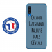 TPU0A50GENIALEBLEU - Coque souple pour Samsung Galaxy A50 avec impression Motifs Chiante mais Géniale bleu