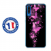 TPU0A50PAPILLONSFUSHIAS - Coque souple pour Samsung Galaxy A50 avec impression Motifs papillons fushias