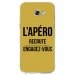 TPU0A52017APEROOR - Coque souple pour Samsung Galaxy A5-2017 SM-A520F avec impression Motifs l'apéro recrute or