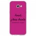 TPU0A52017CHIANTEFUSHIA - Coque souple pour Samsung Galaxy A5-2017 SM-A520F avec impression Motifs Avant, j'étais chiante fus