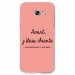 TPU0A52017CHIANTEROSE - Coque souple pour Samsung Galaxy A5-2017 SM-A520F avec impression Motifs Avant, j'étais chiante ros