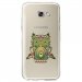 TPU0A52017CHOUETTE - Coque souple pour Samsung Galaxy A5-2017 SM-A520F avec impression Motifs chouette psychédélique