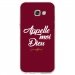 TPU0A52017DIEUBORDEAU - Coque souple pour Samsung Galaxy A5-2017 SM-A520F avec impression Motifs Appelle moi Dieu bordeau