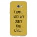 TPU0A52017GENIALEOR - Coque souple pour Samsung Galaxy A5-2017 SM-A520F avec impression Motifs Chiante mais Géniale or