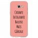 TPU0A52017GENIALEROSE - Coque souple pour Samsung Galaxy A5-2017 SM-A520F avec impression Motifs Chiante mais Géniale rose