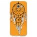 TPU0A52017REVEORANGE - Coque souple pour Samsung Galaxy A5-2017 SM-A520F avec impression Motifs attrape rêve sur fond oran