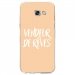 TPU0A52017VENDREVEBEIGE - Coque souple pour Samsung Galaxy A5-2017 SM-A520F avec impression Motifs vendeur de rêves beige