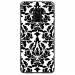 TPU0A8PLUS18BAROQUE2 - Coque souple pour Samsung Galaxy A8-Plus 2018 avec impression Motifs style baroque 2