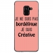 TPU0A8PLUS18BORDELIQUEROSE - Coque souple pour Samsung Galaxy A8-Plus 2018 avec impression Motifs Je ne suis pas bordélique rose