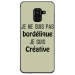 TPU0A8PLUS18BORDELIQUEVERT - Coque souple pour Samsung Galaxy A8-Plus 2018 avec impression Motifs Je ne suis pas bordélique vert