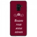 TPU0A8PLUS18BOUDERBORDEAU - Coque souple pour Samsung Galaxy A8-Plus 2018 avec impression Motifs Bouder pour mieux Régner borde