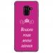 TPU0A8PLUS18BOUDERFUSHIA - Coque souple pour Samsung Galaxy A8-Plus 2018 avec impression Motifs Bouder pour mieux Régner fushi