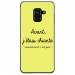 TPU0A8PLUS18CHIANTEJAUNE - Coque souple pour Samsung Galaxy A8-Plus 2018 avec impression Motifs Avant, j'étais chiante jaune