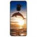 TPU0A8PLUS18DAUPHIN - Coque souple pour Samsung Galaxy A8-Plus 2018 avec impression Motifs dauphin
