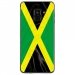 TPU0A8PLUS18DRAPJAMAIQUE - Coque souple pour Samsung Galaxy A8-Plus 2018 avec impression Motifs drapeau de la Jamaïque