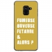 TPU0A8PLUS18FUMEUSEOR - Coque souple pour Samsung Galaxy A8-Plus 2018 avec impression Motifs fumeuse et alors or