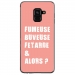 TPU0A8PLUS18FUMEUSEROSE - Coque souple pour Samsung Galaxy A8-Plus 2018 avec impression Motifs fumeuse et alors rose