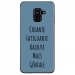 TPU0A8PLUS18GENIALEBLEU - Coque souple pour Samsung Galaxy A8-Plus 2018 avec impression Motifs Chiante mais Géniale bleu