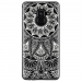 TPU0A8PLUS18MANDALABLANC - Coque souple pour Samsung Galaxy A8-Plus 2018 avec impression Motifs Mandala blanc
