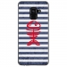 TPU0A8PLUS18POISSON - Coque souple pour Samsung Galaxy A8-Plus 2018 avec impression Motifs squelette poisson